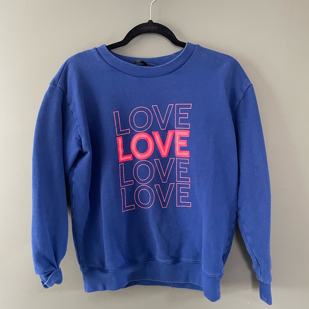 Jcrew Love Sweatshirt